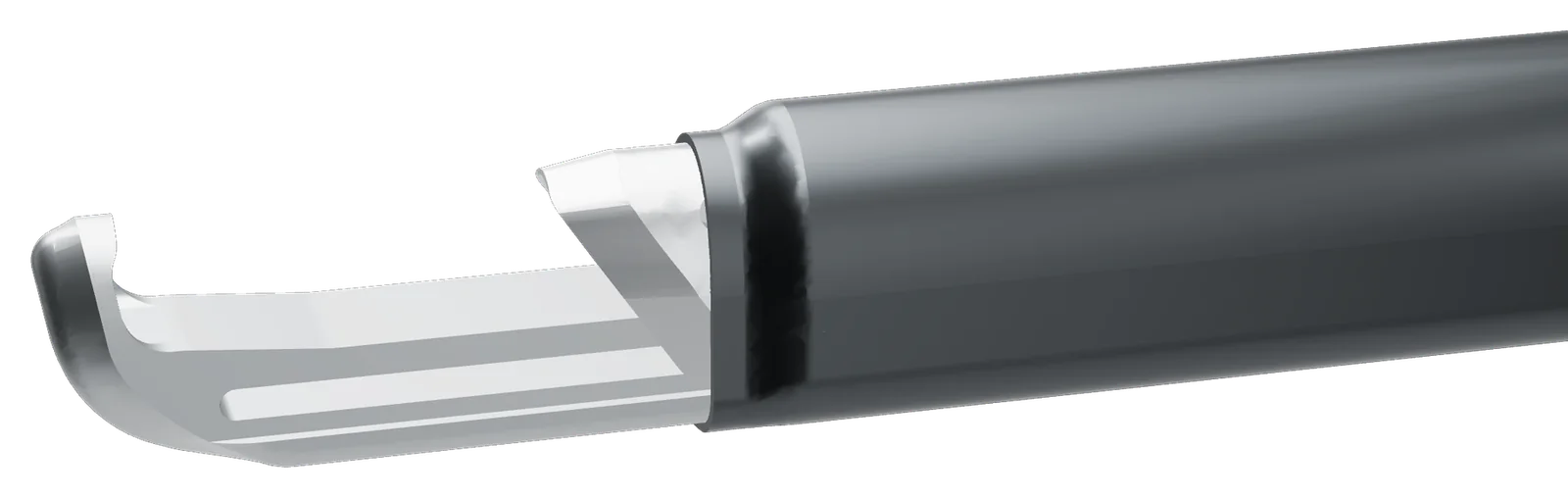 The lift tip, open