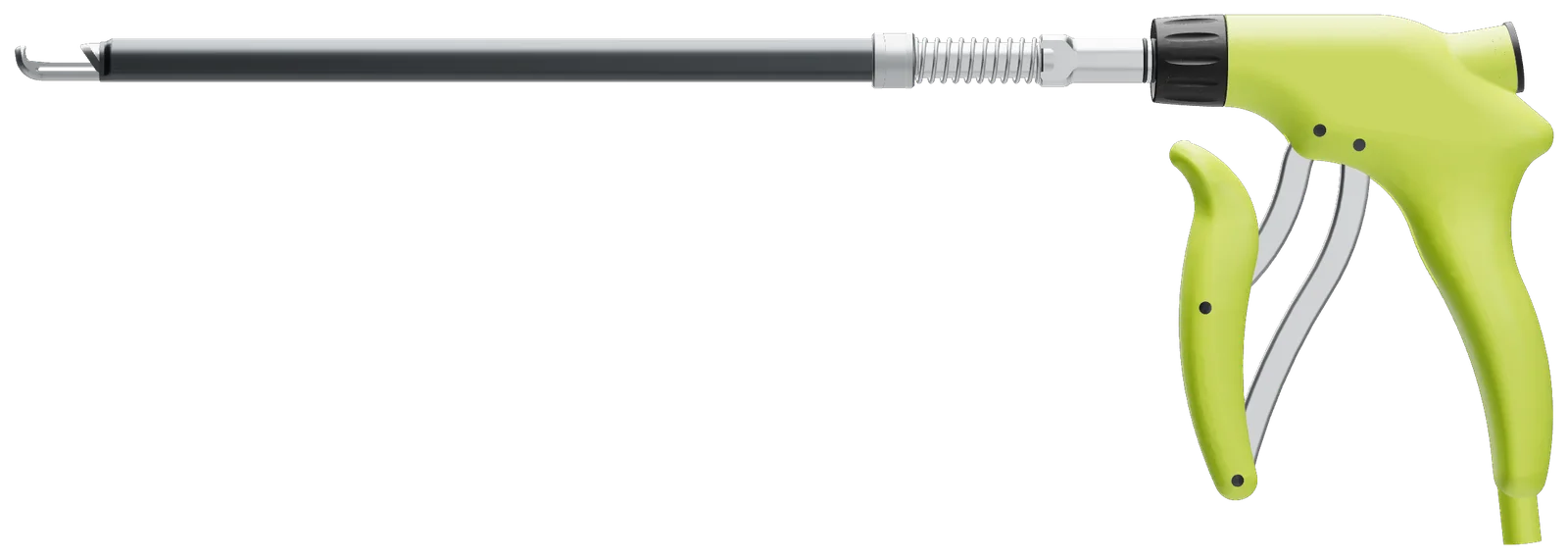 lift with the shaft pulled from the handle